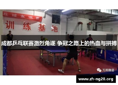 成都乒乓联赛激烈角逐 争冠之路上的热血与拼搏 成都乒乓联赛激烈角逐 争冠之路上的热血与拼搏