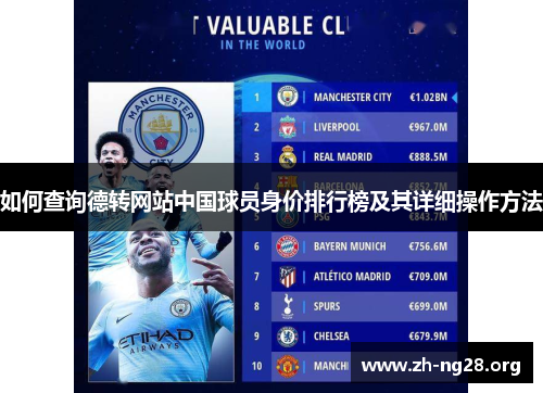 如何查询德转网站中国球员身价排行榜及其详细操作方法 如何查询德转网站中国球员身价排行榜及其详细操作方法