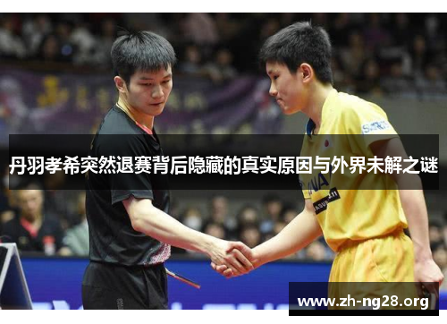 丹羽孝希突然退赛背后隐藏的真实原因与外界未解之谜 丹羽孝希突然退赛背后隐藏的真实原因与外界未解之谜