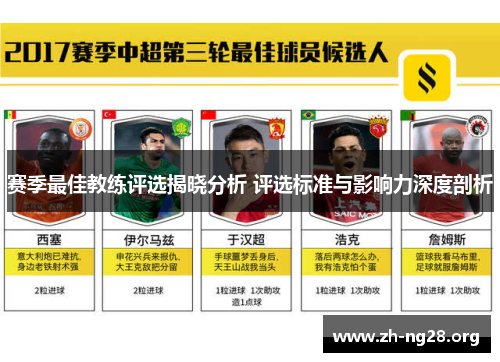 赛季最佳教练评选揭晓分析 评选标准与影响力深度剖析 赛季最佳教练评选揭晓分析 评选标准与影响力深度剖析